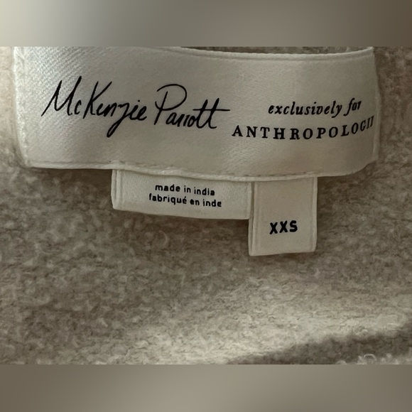 ANTHROPOLOGIE McKenzie Parrott Sweatshirt Tunic - XXS - Picture 5 of 5